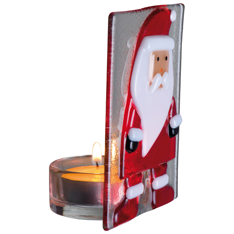 Glass tea light holder "Christmas tree"