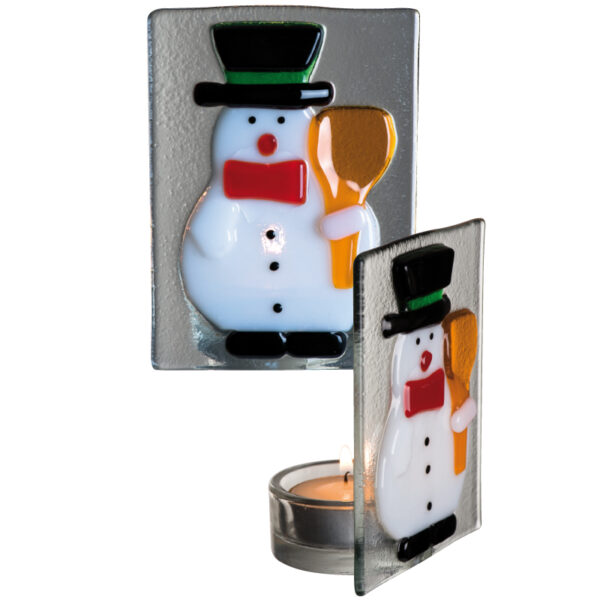 snowman Candle Holder