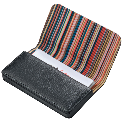 Leather Card Holder magnetic closure