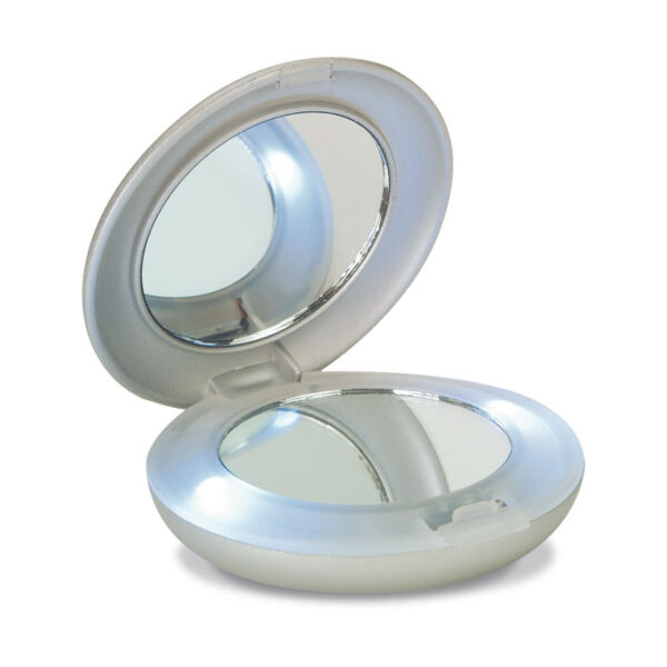 Make-up mirror with white LED light