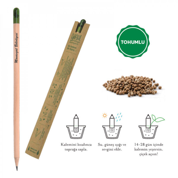 Tohumlu Kalem – Geri Dönüştürülebilir Ekolojik Promosyon Kalemi